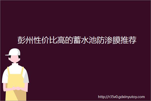 彭州性价比高的蓄水池防渗膜推荐