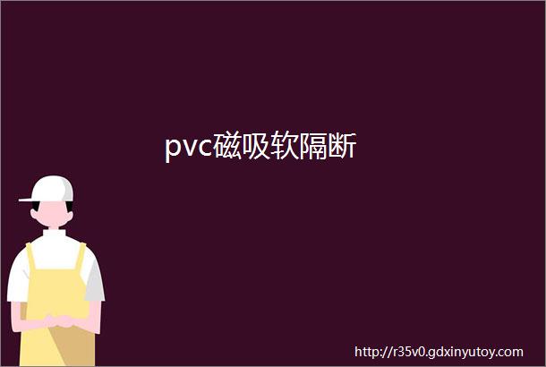 pvc磁吸软隔断