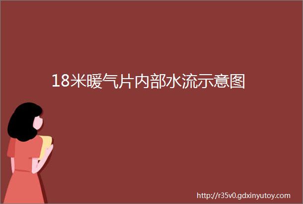 18米暖气片内部水流示意图