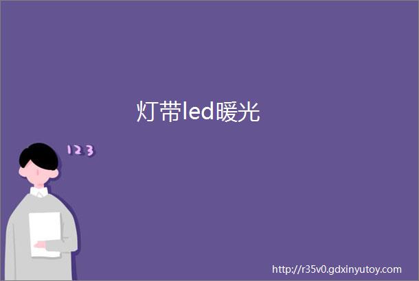 灯带led暖光