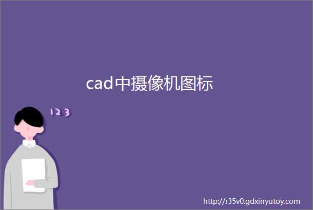 cad中摄像机图标